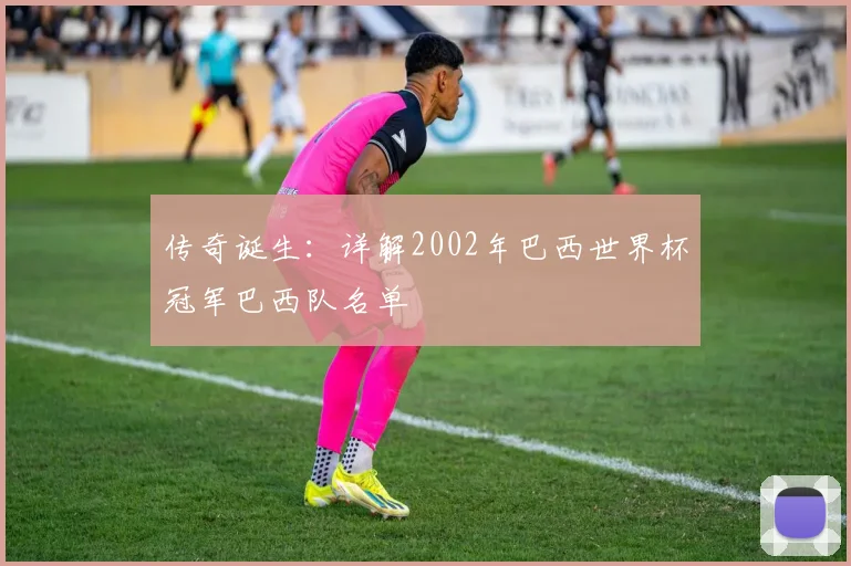 传奇诞生：详解2002年巴西世界杯冠军巴西队名单
